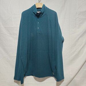 Outdoor Research Men's Trail Mix Snap Pullover - Turquoise - Sz 3XL*